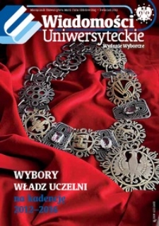 Wiadomości Uniwersyteckie R. 22 (kwiec. 2012) Wydanie wyborcze