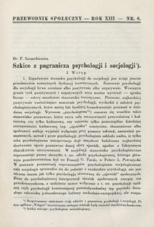 Przewodnik Społeczny : miesięcznik poświęcony kierownictwu stowarzyszeń polskich. R. 13, nr 6 (1932)
