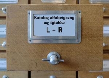 Katalog alfabetyczny według tytułów filmów. L-R