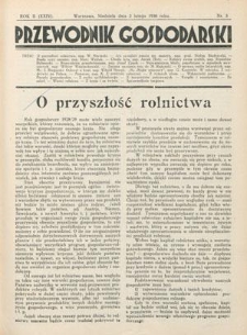 Przewodnik Gospodarski R. 2 [24], nr 5 (2 lutego 1930)