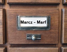 MARCZ-MARF Katalog alfabetyczny