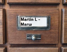 MARTIN L.-MARW Katalog alfabetyczny