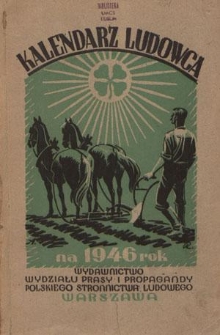 Kalendarz Ludowca na 1946 Rok