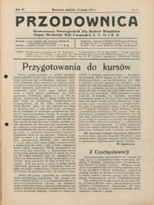 Przodownica : ilustrowany dwutygodnik dla kobiet wiejskich : organ Wydziału Kół Gospodyń C.T.O. i K.R. R. 4, nr 3 (19 lutego 1933)