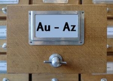 Katalog kartkowy Au-Az