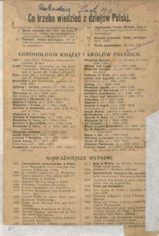 Kalendarz "Piasta" na Rok Pański 1917