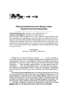Pieśnią przeciwko terrorowi. Muzycy wobec rozpadu bloku komunistycznego