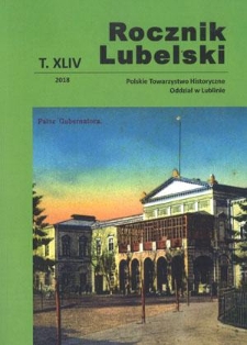 Rocznik Lubelski T. 44 (2018)