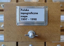 Katalog kartkowy- Polska topograficzna mapa 1997- 1998