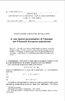 A new hybrid generalization of Fibonacciand Fibonacci &ndash; Narayana polynomials