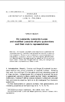 On Leonardo, Leonardo &ndash; Lucasand modified Leonardo elliptic quaternions and their matrix representations