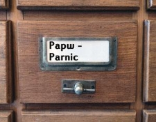 PAPW-PARNIC Katalog alfabetyczny