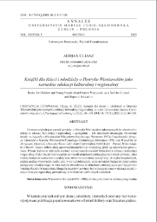 Książki dla dzieci i młodzieży o Henryku Wieniawskim jako narzędzie edukacji kulturalnej i regionalnej