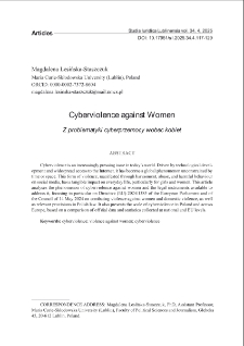 Cyberviolence against women