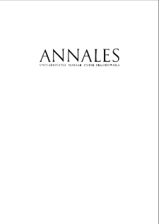 Annales Universitatis Mariae Curie-Skłodowska. Sectio H, Oeconomia. Vol. 59 (2025), 5. Spis treści
