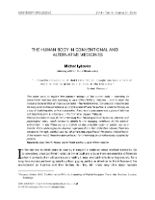 The human body in conventional and alternative medicines
