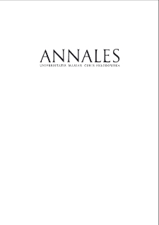 Annales Universitatis Mariae Curie-Skłodowska. Sectio M, Balcaniensis et Carpathiensis. Vol. 10 (2025) -- spis treści