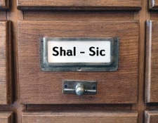 SHAL-SIC Katalog alfabetyczny