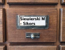 SIEWIERSKI M.-SIKORS Katalog alfabetyczny