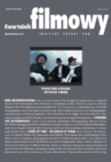 Polish film scholars on polish cinema. - 2013, spec. iss.