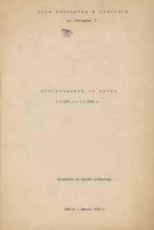 Sprawozdanie [Rady Adwokackiej w Lublinie] za okres 1 stycz. 1971 -1 stycz. 1972