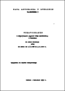 Sprawozdanie z Działalności Organ&oacute;w Izby Adwokackiej w Lublinie za okres kadencji oraz za okres od 1 stycz. 1978 do 5 maja 1979