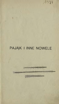 Pająk i inne nowele