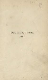 Pisma Hugona Zatheya. T. 1