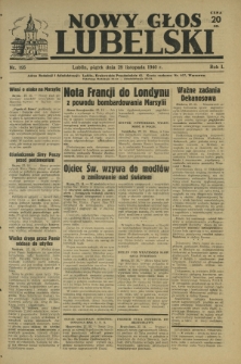Nowy Głos Lubelski. R. 1, nr 195 (29 listopada 1940)