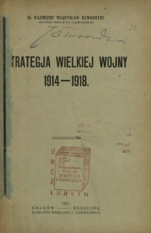 Strategja wielkiej wojny 1914-1918