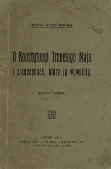 O Konstytucyi Trzeciego Maja i przyczynach, które ją wywołały