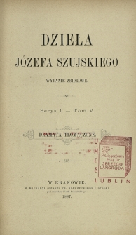 Dramata tł&oacute;maczone