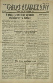 Nowy Głos Lubelski. R. 3, nr 270 (18 listopada 1942)