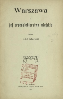 Warszawa i jej przedsiębiorstwa miejskie
