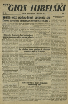 Nowy Głos Lubelski. R. 4, nr 10 (14 stycznia 1943)
