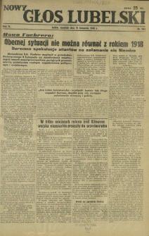 Nowy Głos Lubelski. R. 4, nr 263 (11 listopada 1943)
