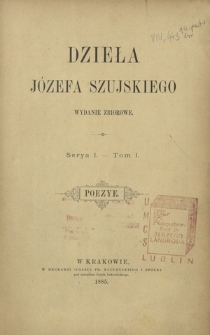 Poezye. T. 1