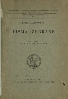 Pisma zebrane