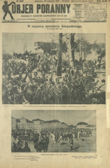 Kurjer Poranny : niedzielny dodatek ilustrowany do R. 49, No 330 (29 listopada 1925)