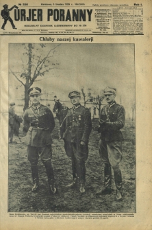 Kurjer Poranny : niedzielny dodatek ilustrowany do R. 50, No 336 (5 grudnia 1926)