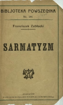 Sarmatyzm : komedya w pięciu aktach